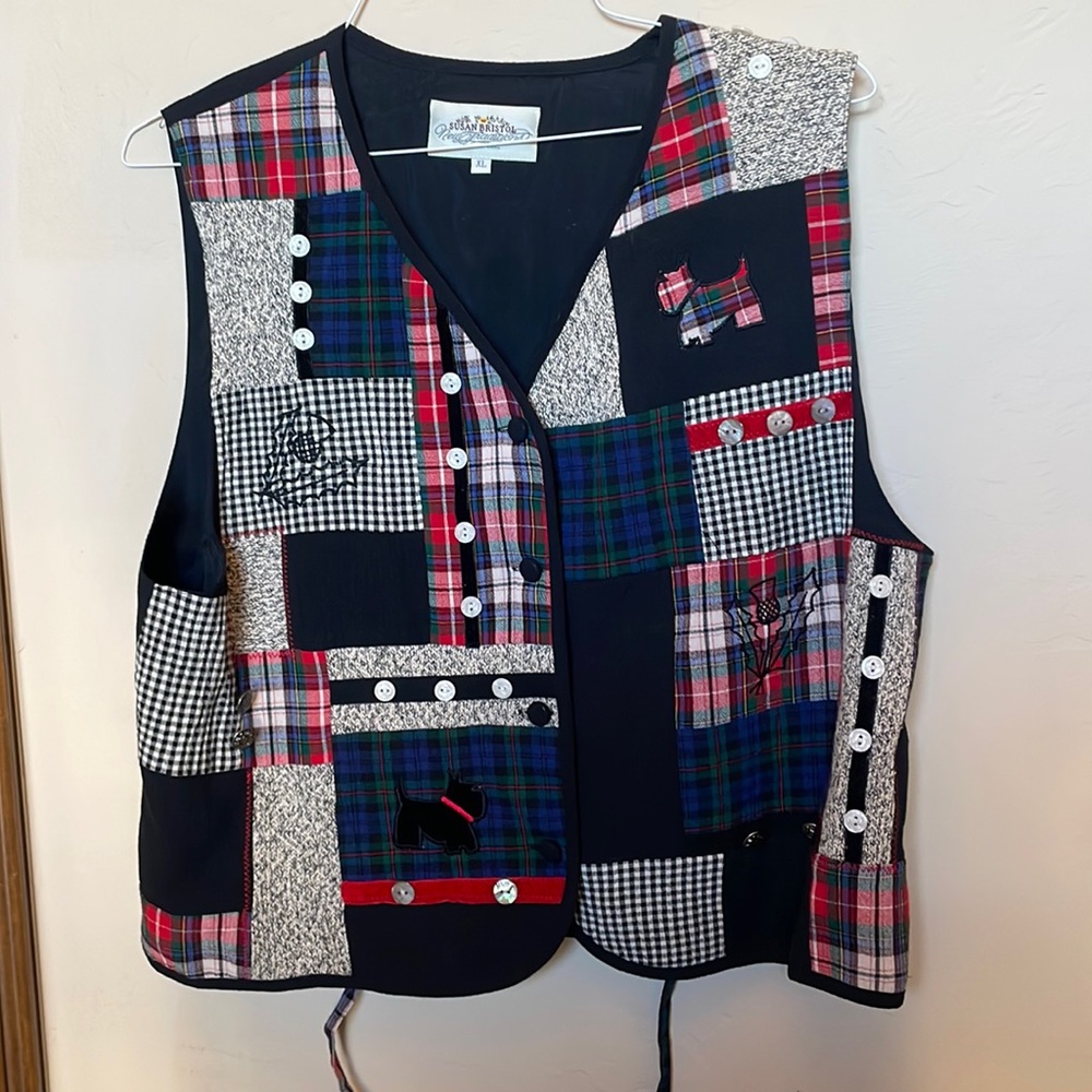Susan Bristol christmas Vest!  Size XL